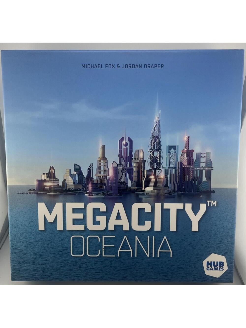 NIB MegaCity Oceania Board Game Hub Games Michael Fox Jordan Draper MO0320